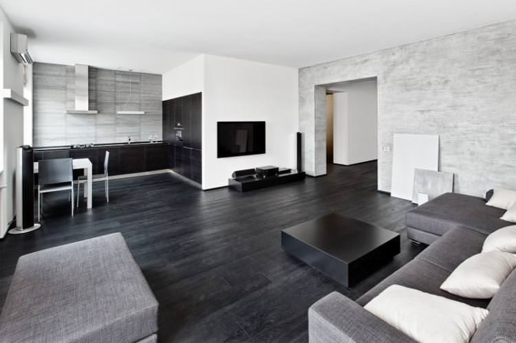 Чорний колір - Колірна гама для квартири в стилі мінімалізм