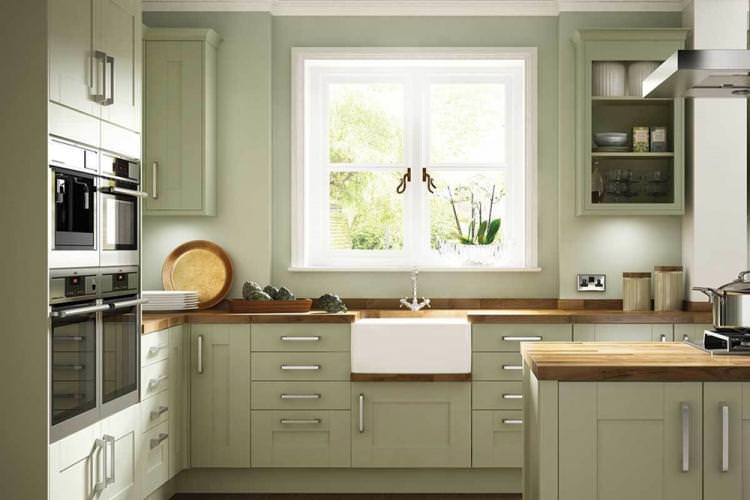 Кухня в оливковому кольорі - Колірні рішення для кухні