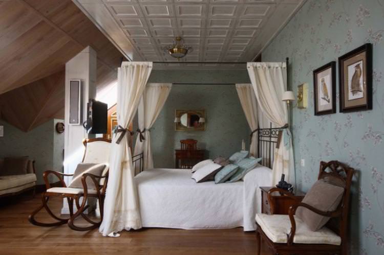 Спальня в англійському стилі - Дизайн інтер'єру фото