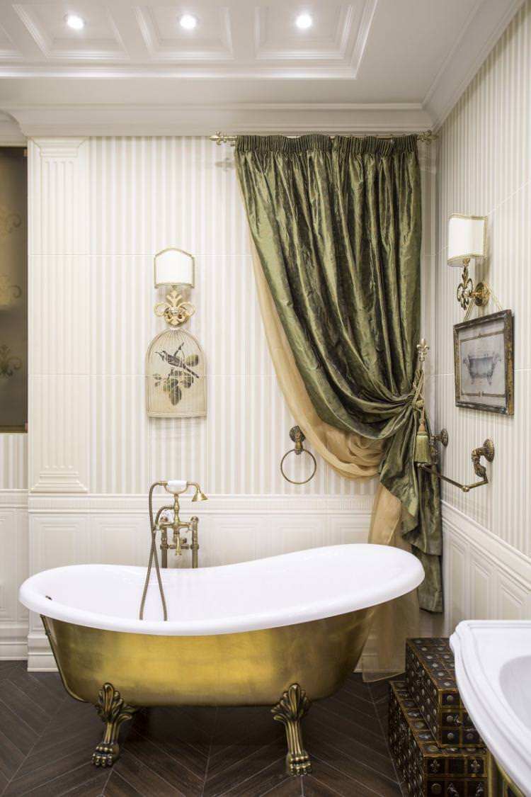 Ванна кімната в англійському стилі - Дизайн інтер'єру фото