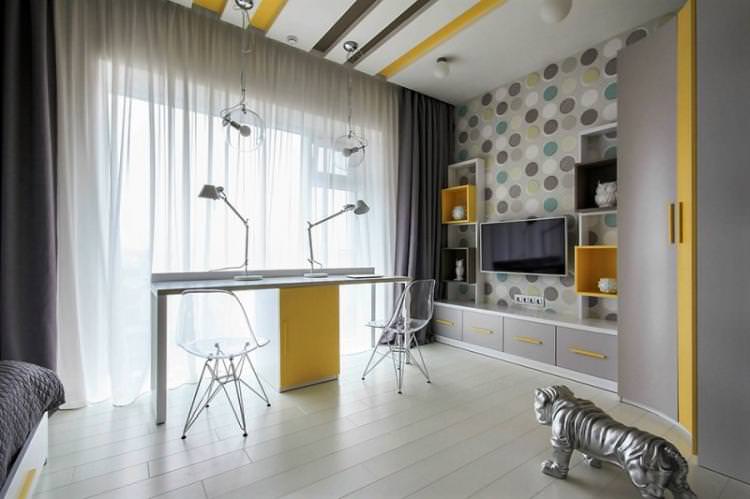 Дитяча кімната в стилі хай-тек - Дизайн інтер'єру фото