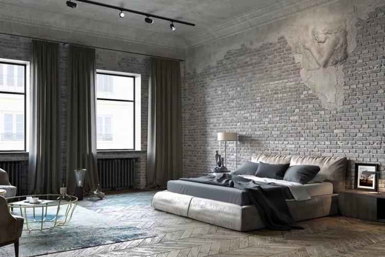 Сірі тони - Колірна гама для дизайну квартири в стилі лофт