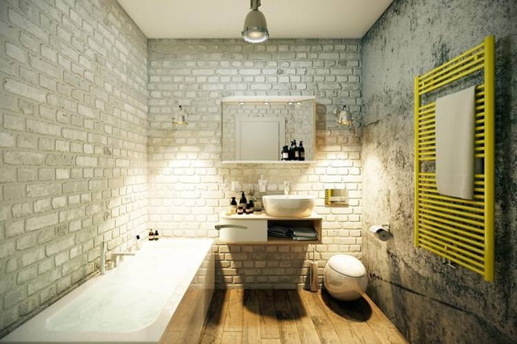Ванна кімната - Дизайн квартири в стилі лофт