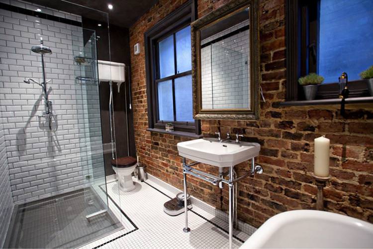 Ванна кімната - Дизайн квартири в стилі лофт