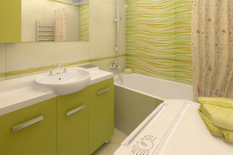 Меблі - Дизайн ванної кімнати в хрущовці