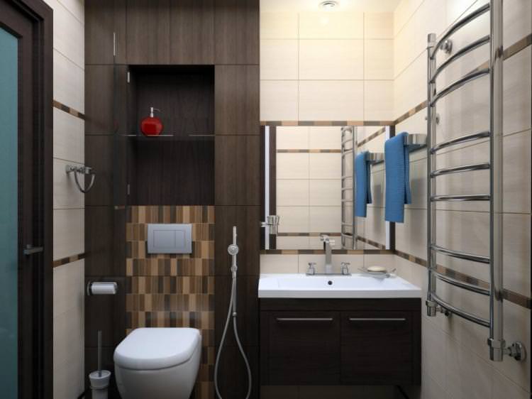 Дизайн інтер'єру ванної кімнати у хрущовці - фото