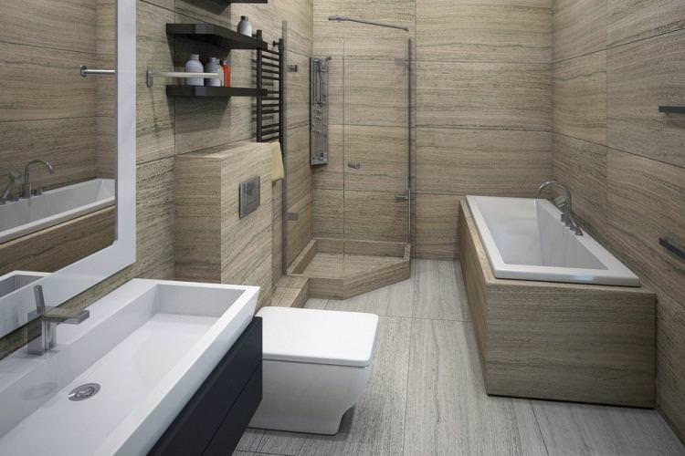 Ванна кімната в стилі хай-тек - Дизайн інтер'єру