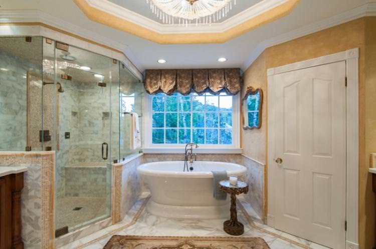 Оздоблення стелі - Дизайн ванної кімнати