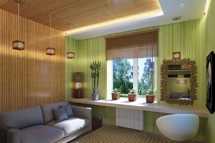 Кімната для підлітка в еко-стилі - Дизайн інтер'єру