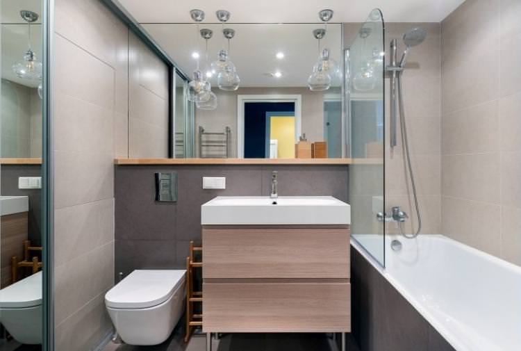Ванна кімната - Дизайн маленької квартири