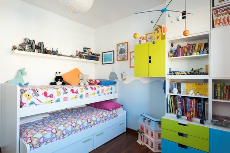 Дизайн маленької дитячої кімнати - фото реальних інтер'єрів