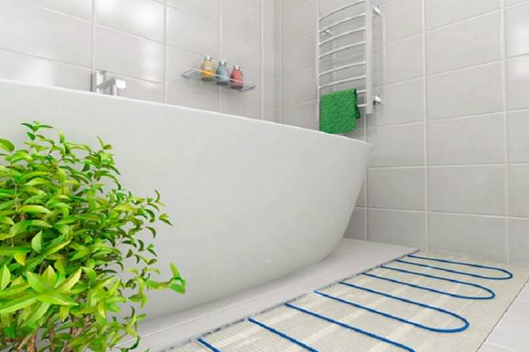 Не забудь про теплу підлогу - Дизайн маленької ванної кімнати