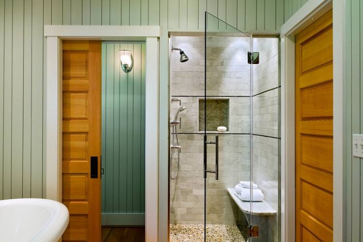 Як вибрати двері у ванну - Дизайн маленької ванної кімнати