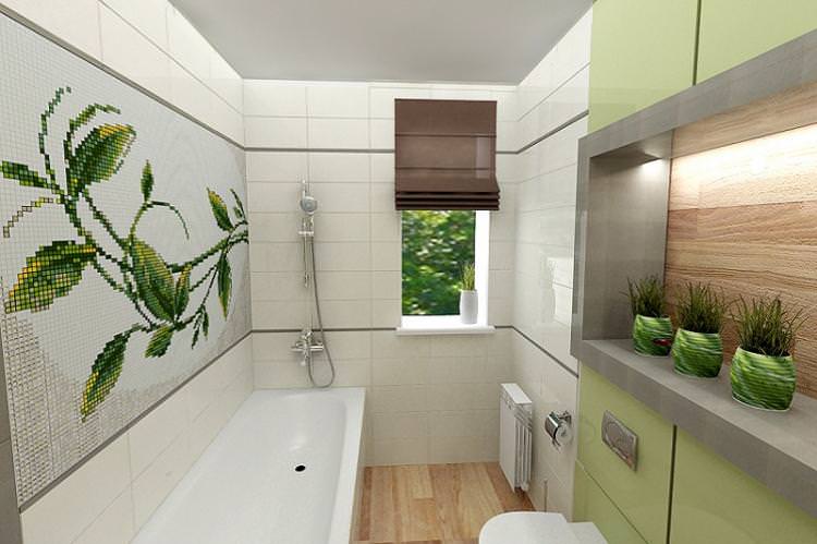 Мінімалістичні стилі інтер'єрів - Дизайн маленької ванної кімнати