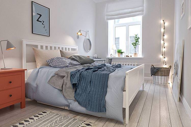 Дизайн спальні у скандинавському стилі