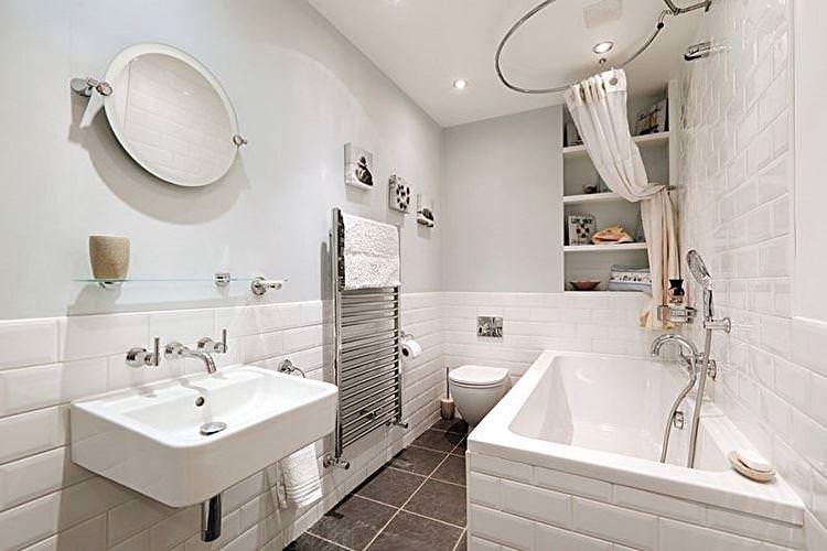 Дизайн ванної кімнати у скандинавському стилі