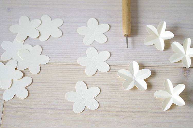 Букет білих квітів - Квіти з паперу своїми руками