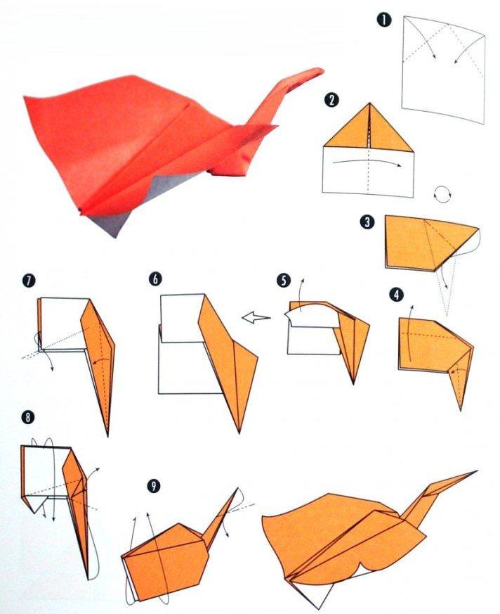 Літак-журавлик - як зробити літак з паперу